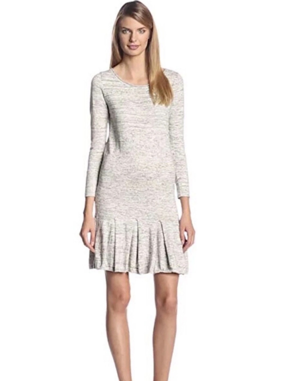 Joie Heather Sterling Caviar Tala Cotton Blend Sweater Dress
